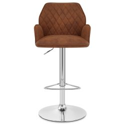 Wildlederimitat Barhocker -...
