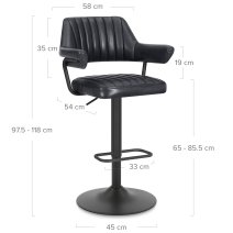 Echtleder Barhocker - Scout