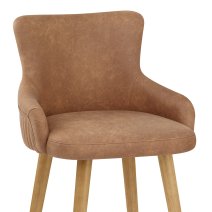 Holzbarhocker Kunstleder - Diablo