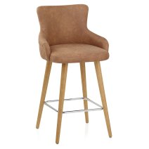 Holzbarhocker Kunstleder - Diablo