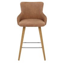 Holzbarhocker Kunstleder - Diablo