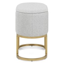 Stoffhocker Gebürstet Gold - Duet