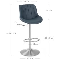 Barhocker Echtleder - Versailles