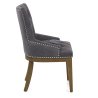 Stoff Esszimmerstuhl Holz - Knightsbridge