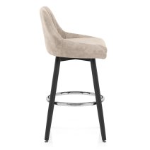 Wildlederimitat Barhocker - Hamilton
