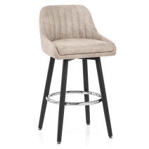 Wildlederimitat Barhocker - Hamilton