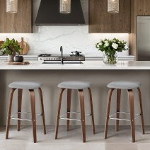 Stoff Holzbarhocker - Stockholm