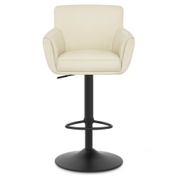 Metall Barhocker Echtleder...