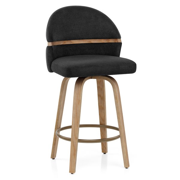 Stoff Barhocker Holz - Odessa