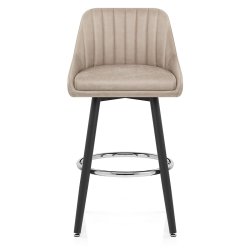 Antik Kunstleder Barhocker - Hamilton Grün