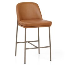 Echtleder Barhocker Bronze - Cruz