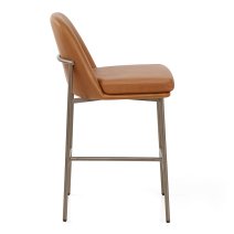 Echtleder Barhocker Bronze - Cruz
