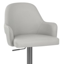 Graphit Barhocker Kunstleder - Antonia