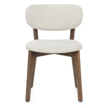 Heller Eichenholz-Stoffstuhl - Maya