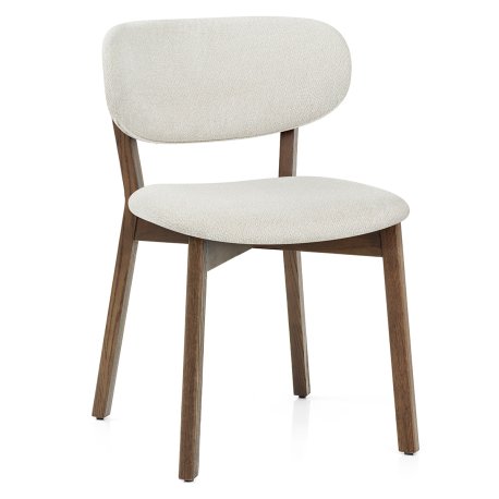 Heller Eichenholz-Stoffstuhl - Maya