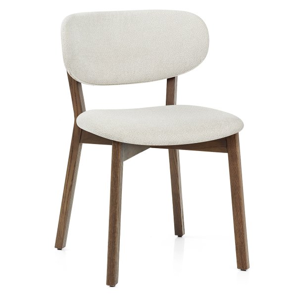 Heller Eichenholz-Stoffstuhl - Maya