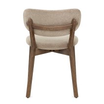 Heller Eichenholz-Stoffstuhl - Maya