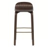 Barhocker Dunkel Holz - Curve