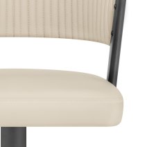 Graphit Barhocker Kunstleder - Lusso